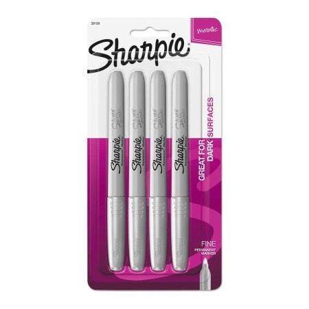 Sanford Silver Permanent Marker, Fine Tip 39109PP